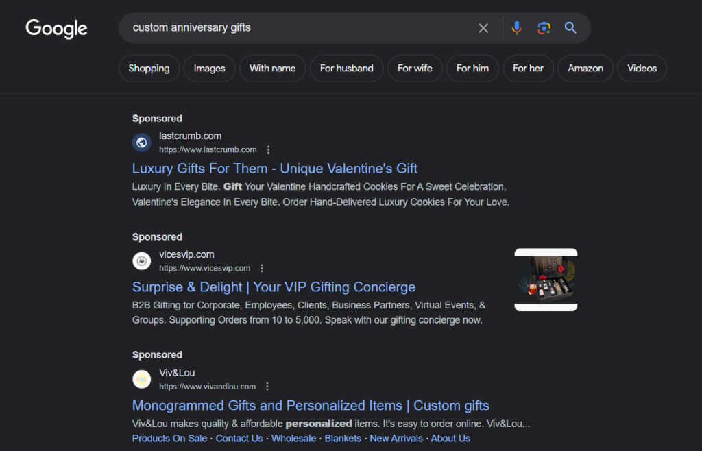Analyzing the SERP Analyzing the SERP