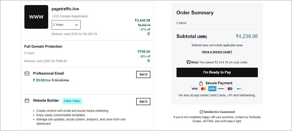 Domain name's Pricing Domain name's Pricing