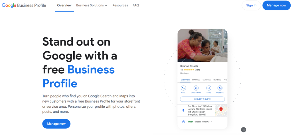 Google Business Profile Google Business Profile