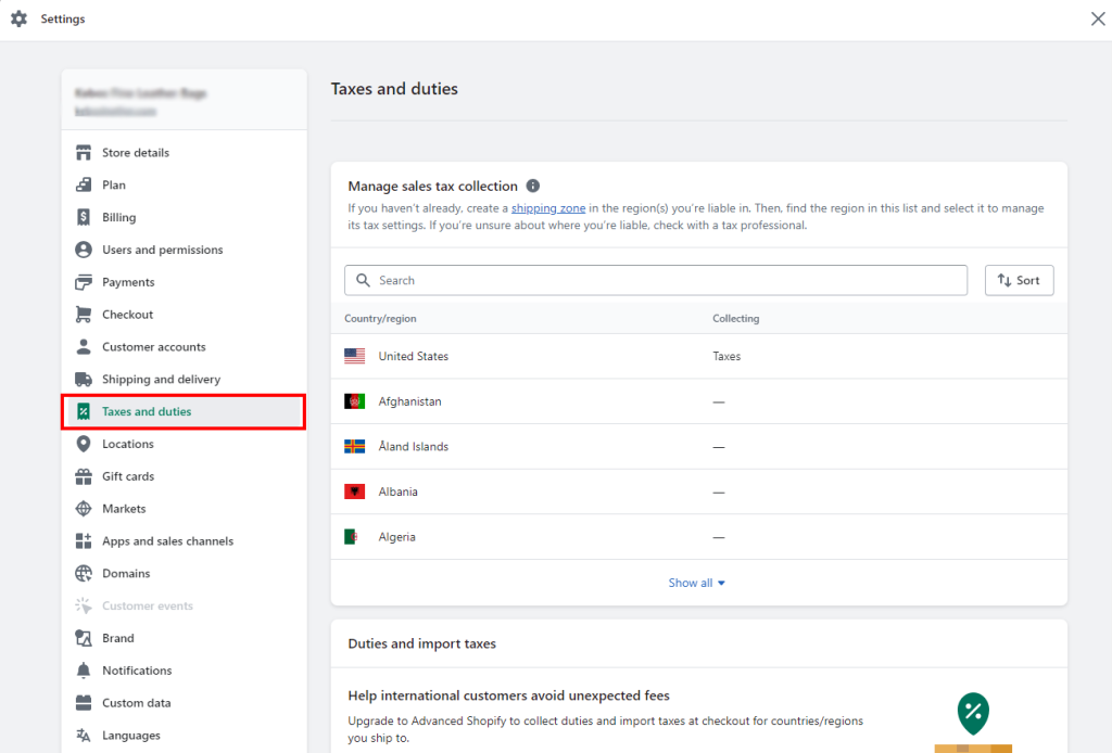 Shopify Currency Update Shopify Taxes Duties